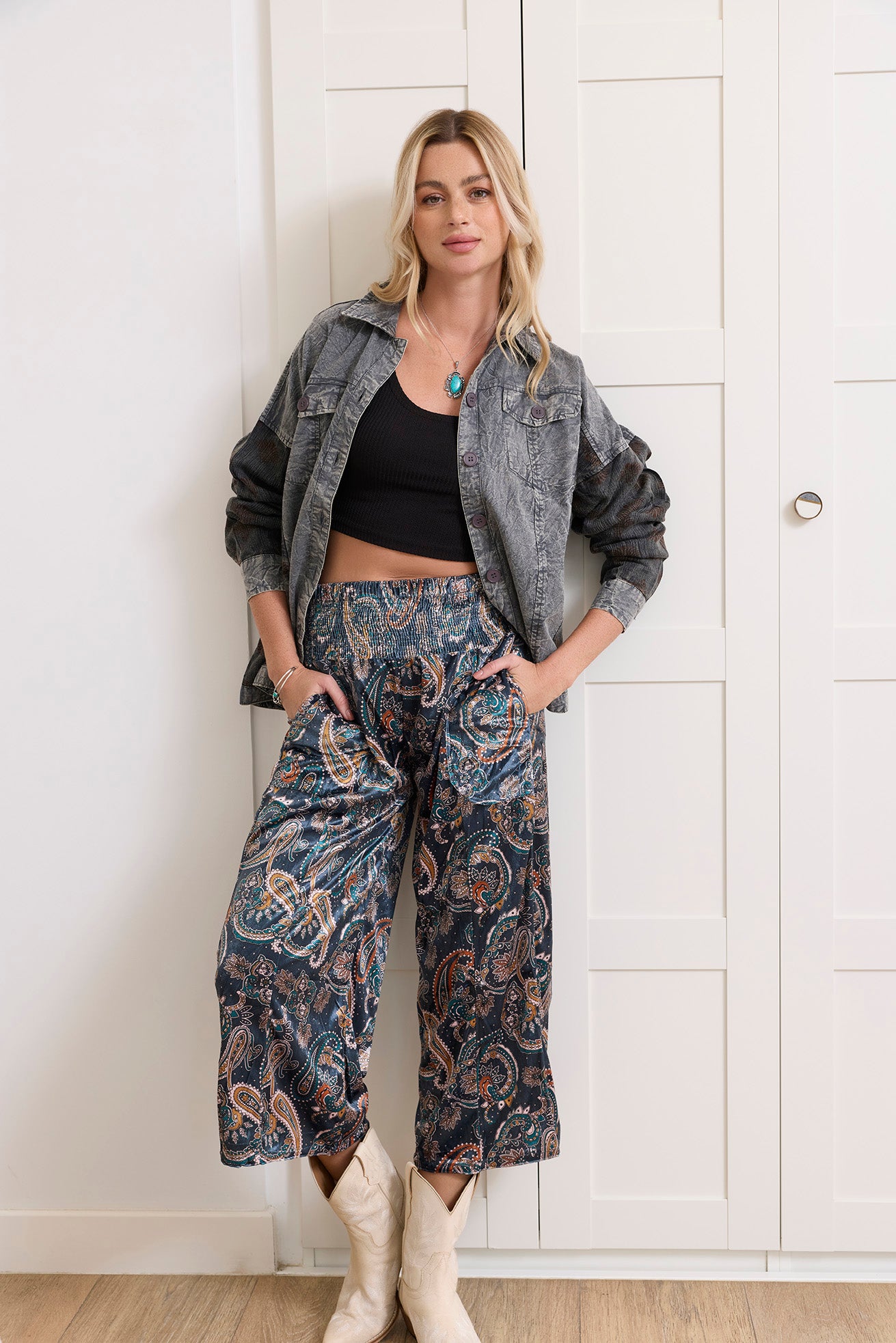 Sophea Paisley Pants