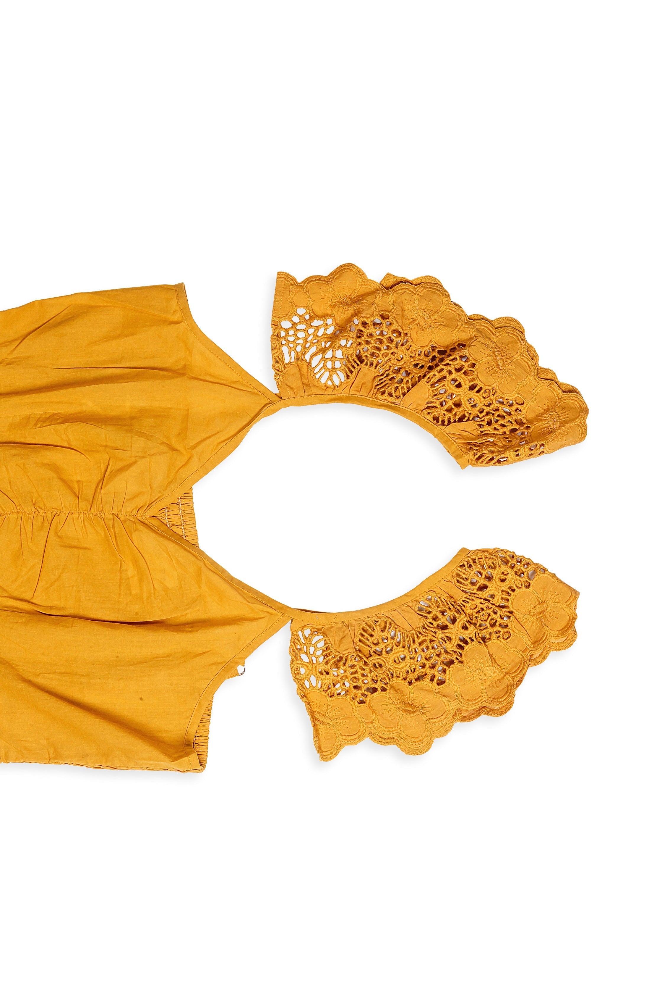Goldie's Joy Dress In Mustard