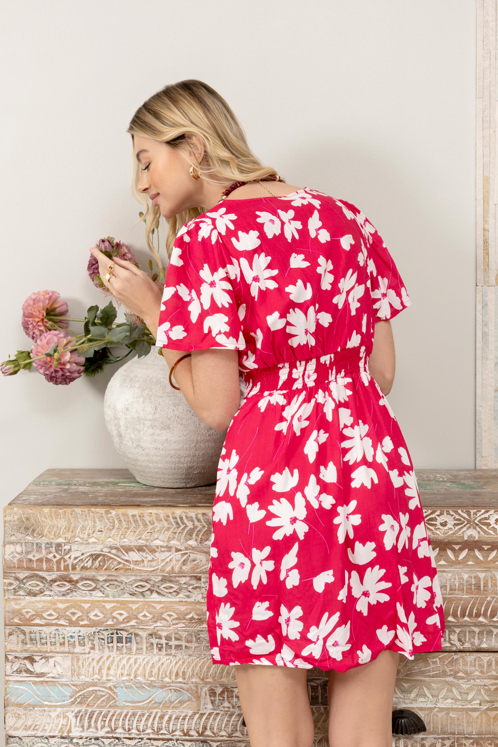 Sophia's Garden Dress In Pink