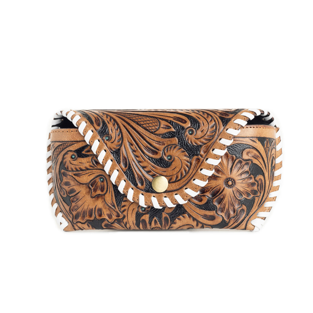 Chimayo Sun Glasses Case in Caramel