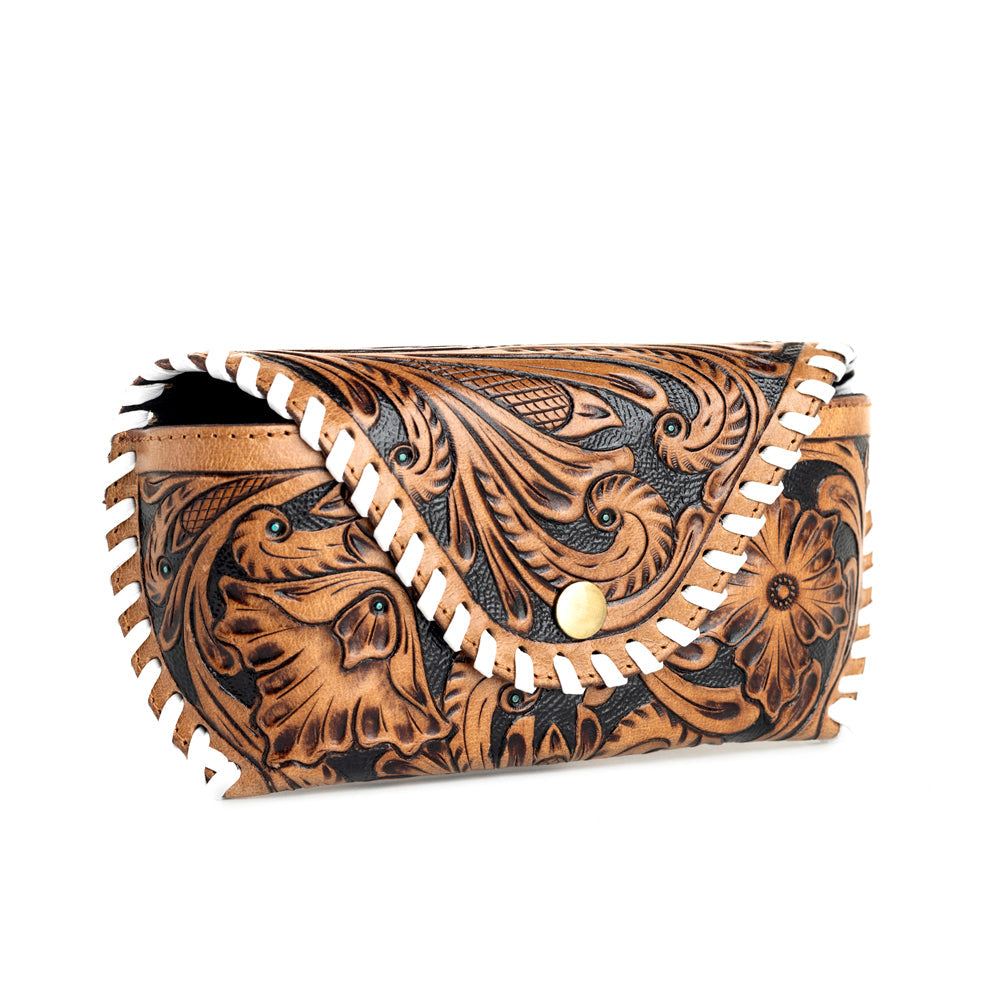 Chimayo Sun Glasses Case in Caramel