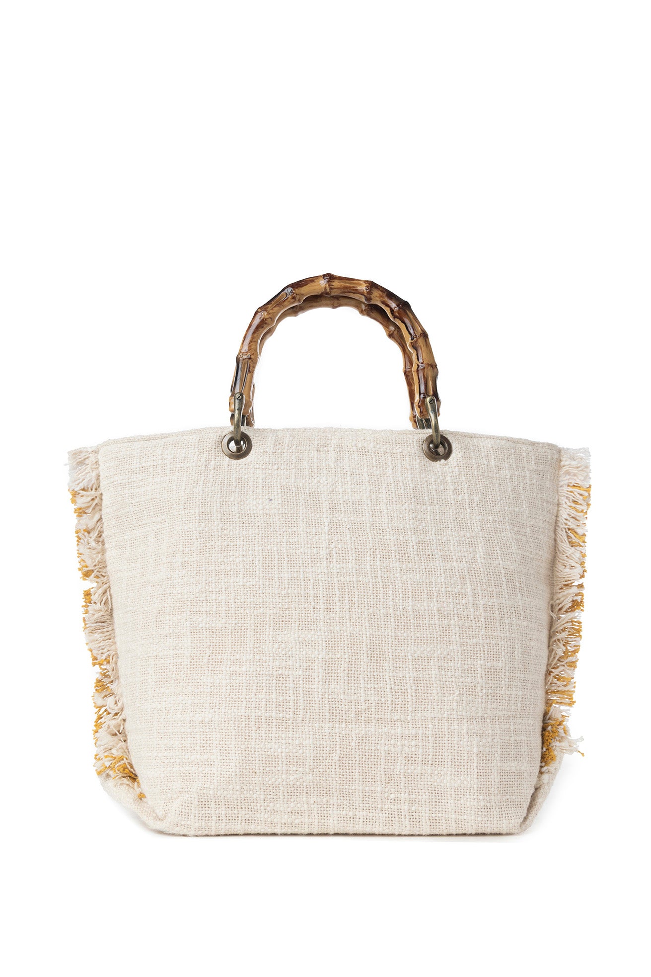 Myra Sunset Creek Embroidered Small Bag in Coastal White