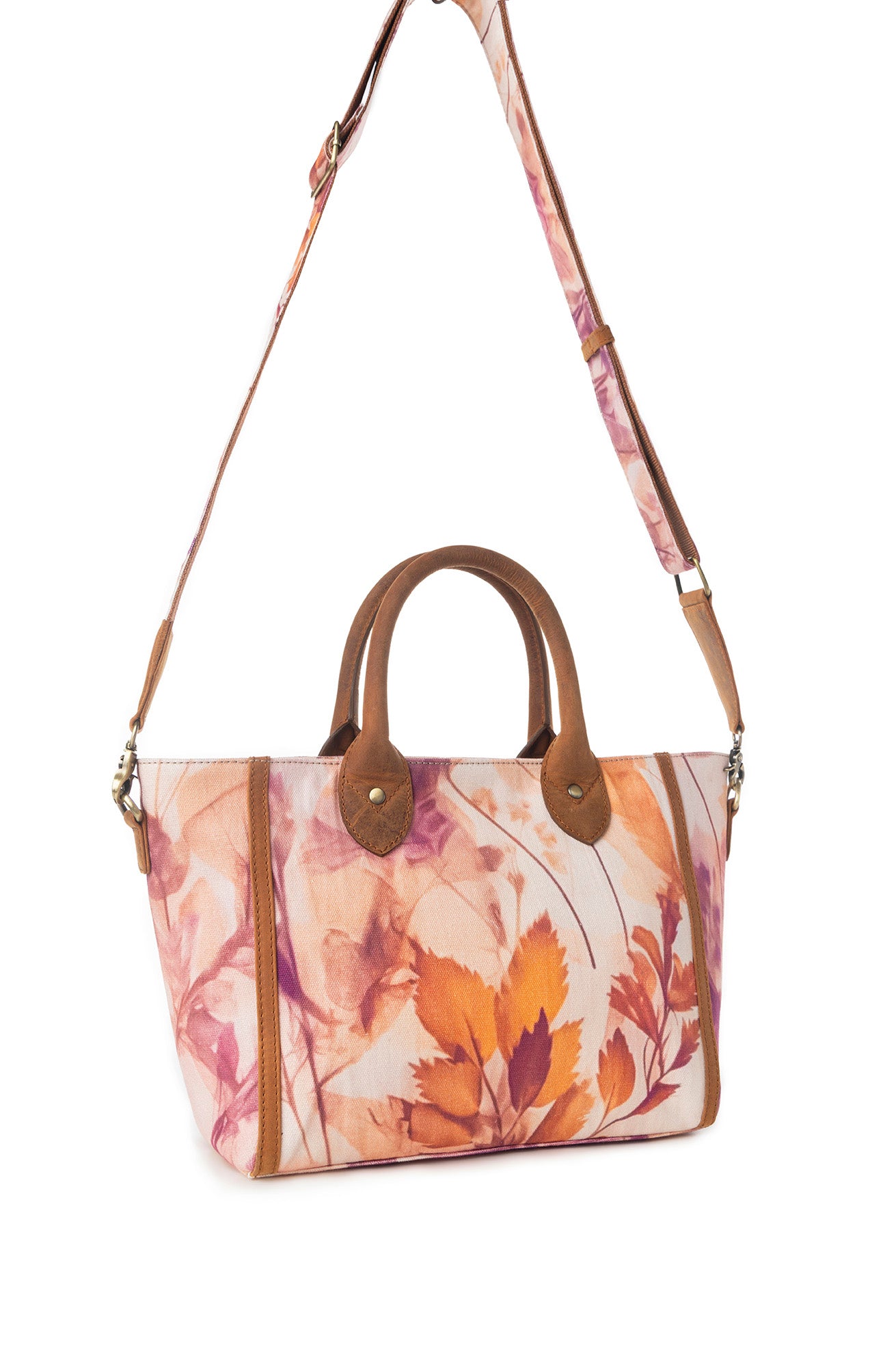 Myra Rosy Trails Crossbody Bag in Maple Grove