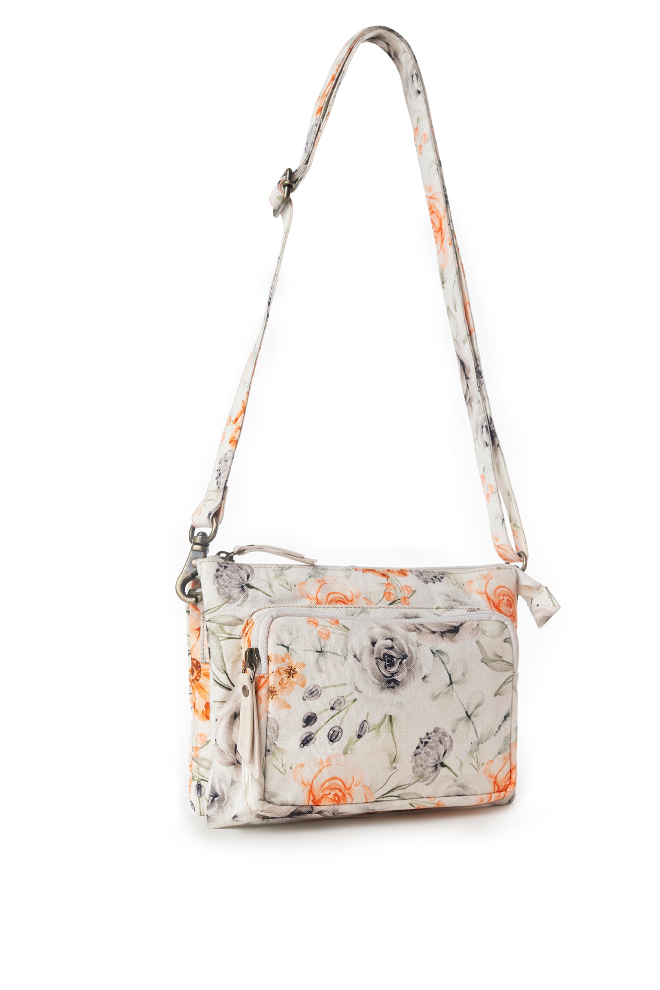 Myra Florabelle Crossbody Bag in Spring Ivory