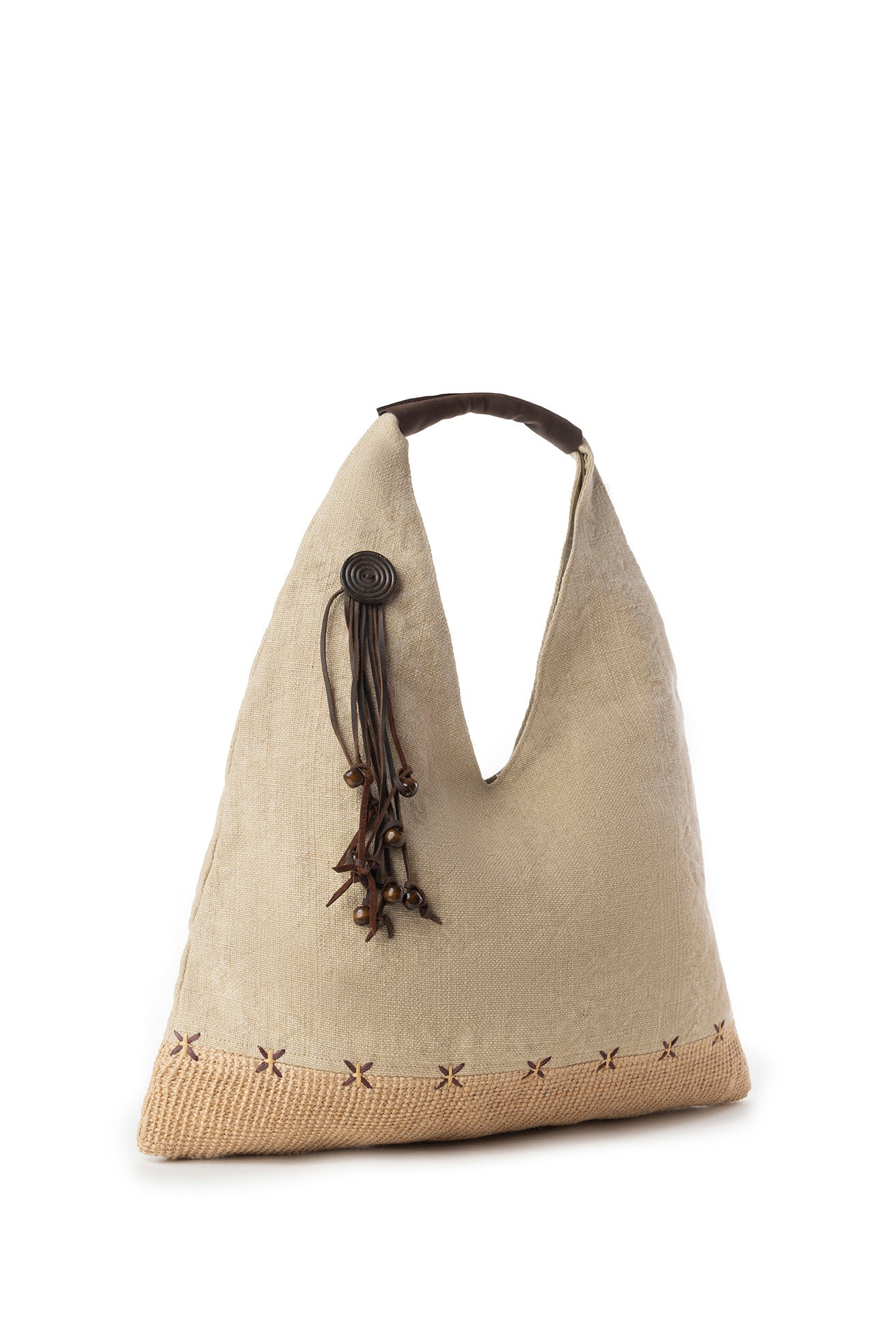 Myra Sandmoor Soft Shoulder Bag in Sandy Espresso
