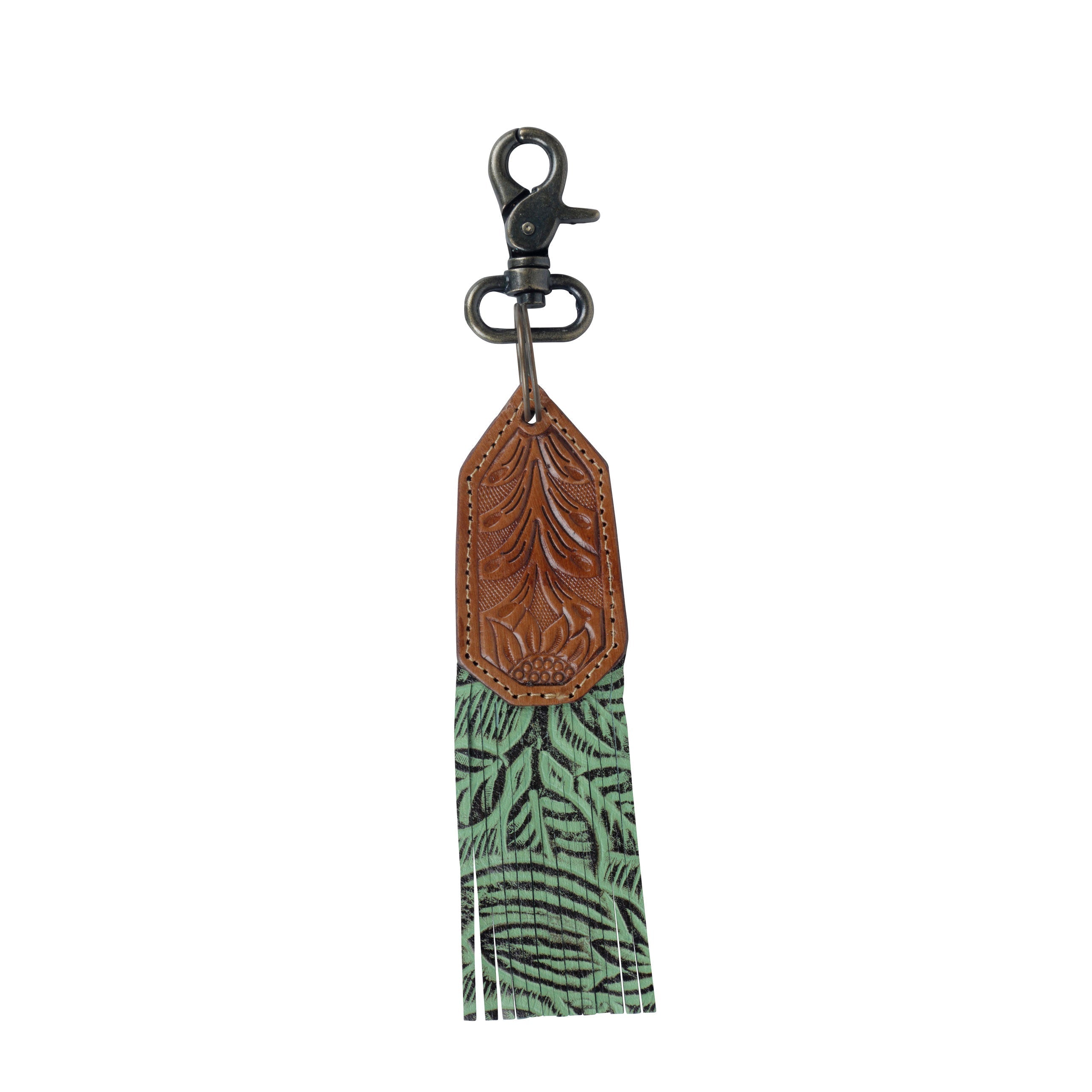 Green leaves Key Fob
