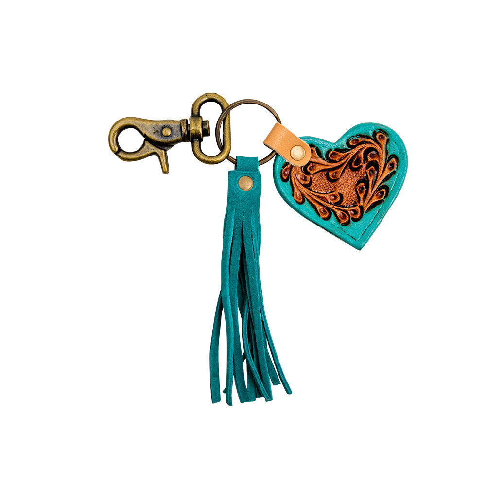 Fobble Hand-Tooled Leather Keyfob