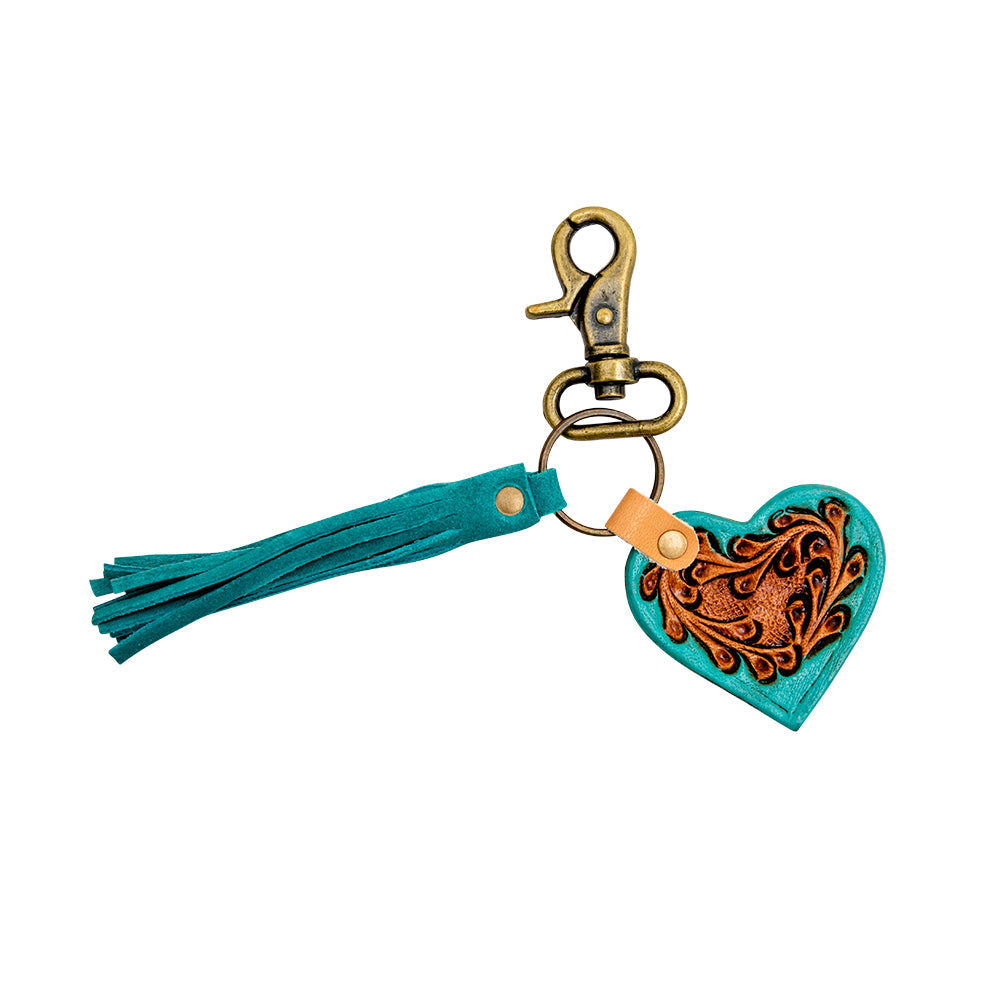 Fobble Hand-Tooled Leather Keyfob