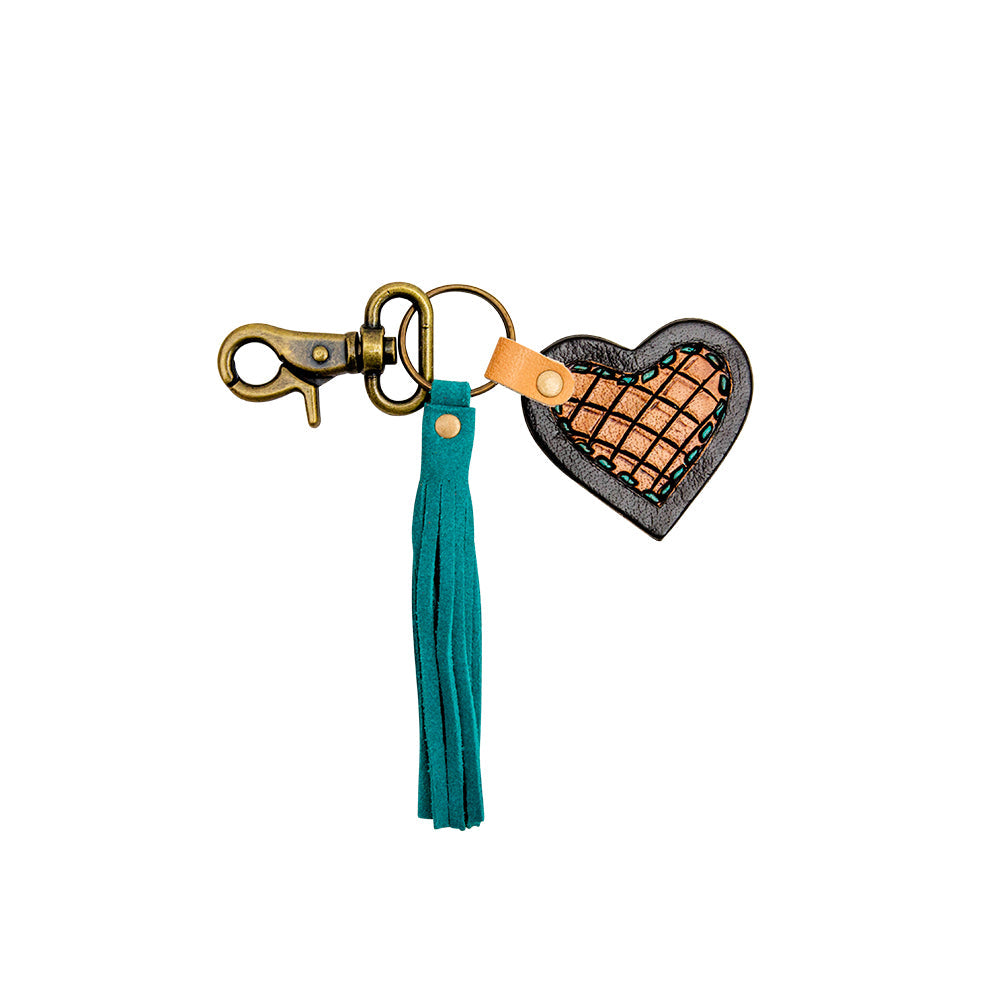 Ethirium Hand-Tooled Leather Keyfob