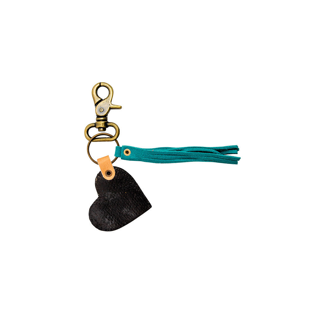 Ethirium Hand-Tooled Leather Keyfob
