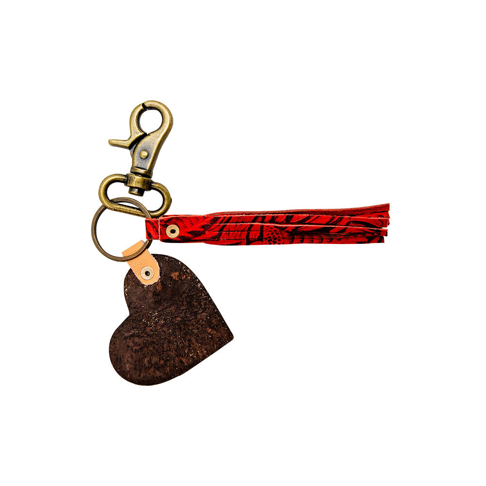 Sitcon Hand-Tooled Leather Keyfob