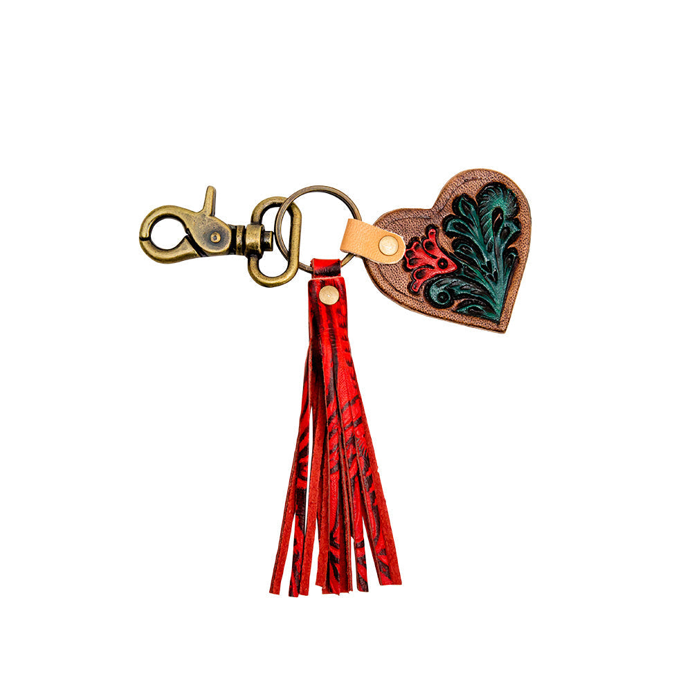 Sitcon Hand-Tooled Leather Keyfob