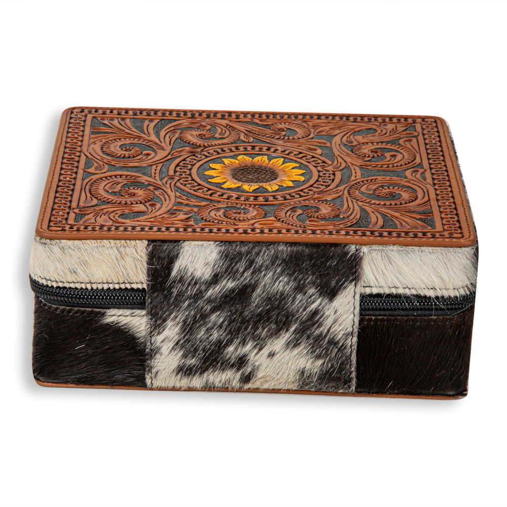 Prairie Mound Hand-Tooled Valuables & Jewelry Box