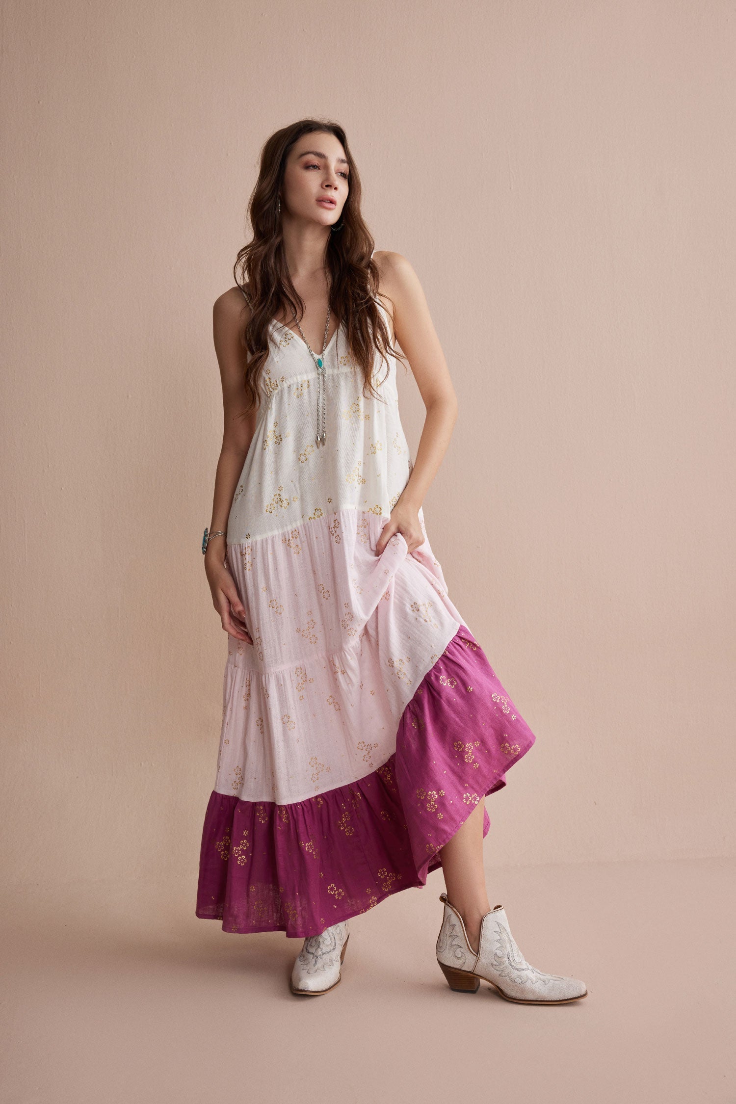 lavender maxi dress summer Smiles and Sunshine Floral Maxi in Lavender Curves 3XL / Lavender