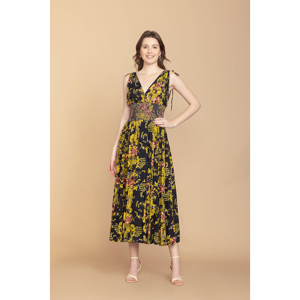 Bohera Carlotta Floral Drop Waist Dress