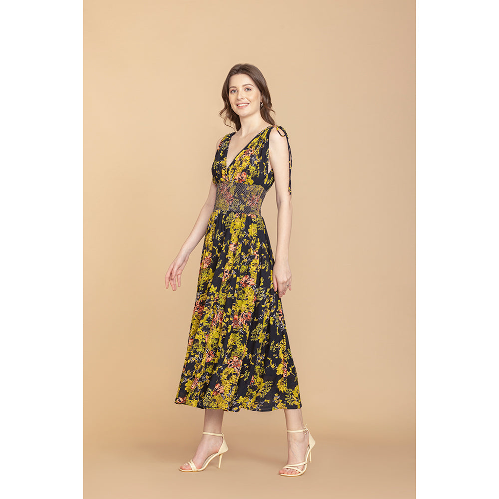 Bohera Carlotta Floral Drop Waist Dress