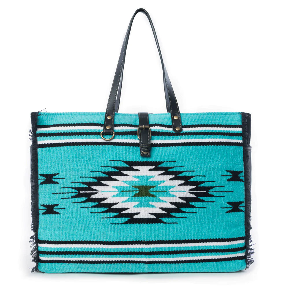 Riverbend Serape Weekender Bag
