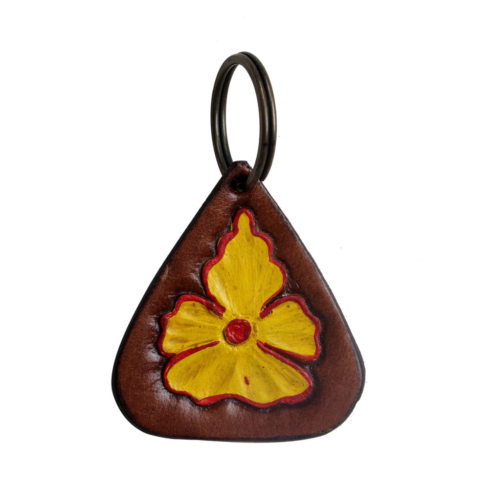 Yellow Flower Keychain