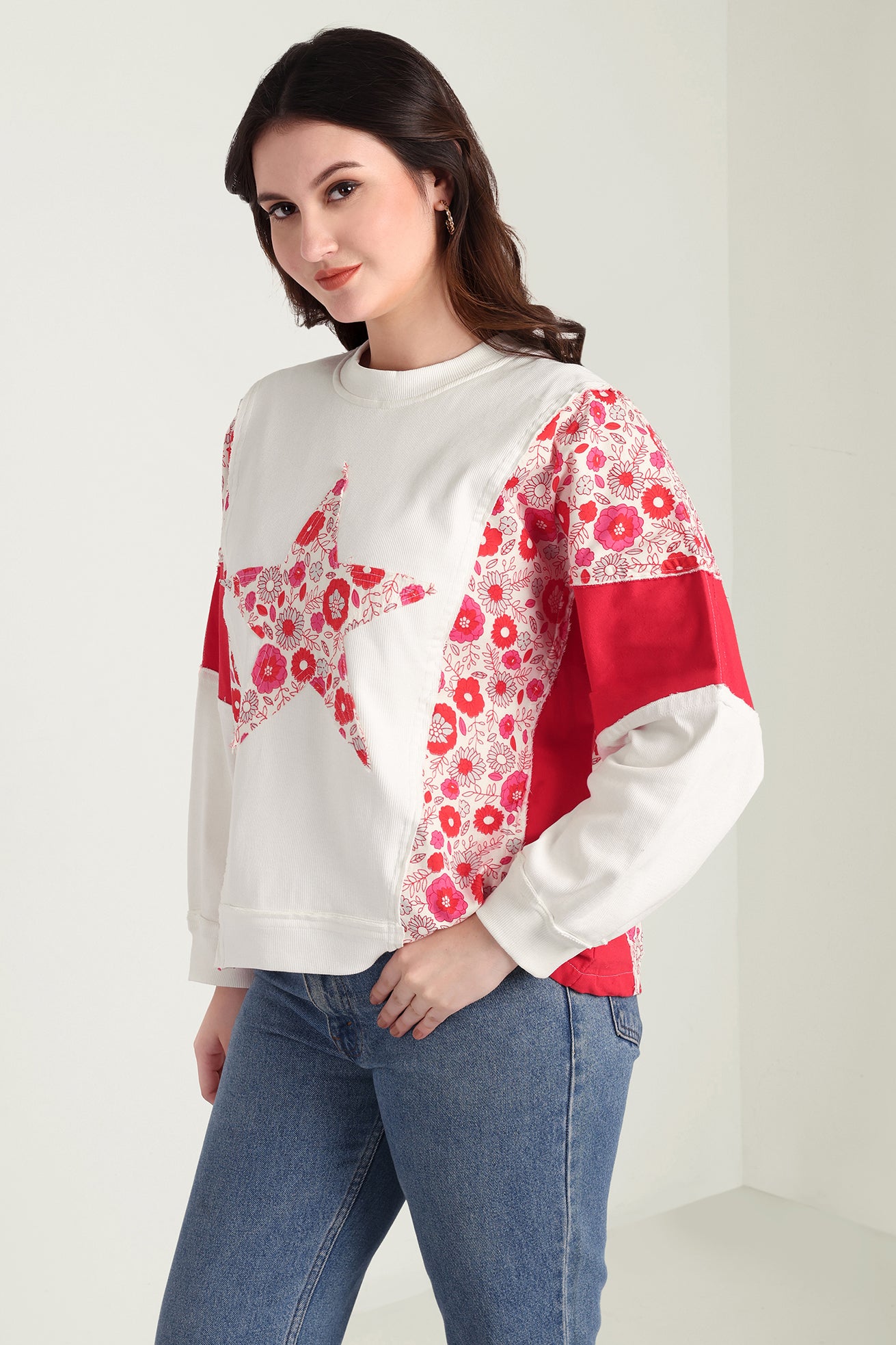 Heartland Halo Top in Poppy White