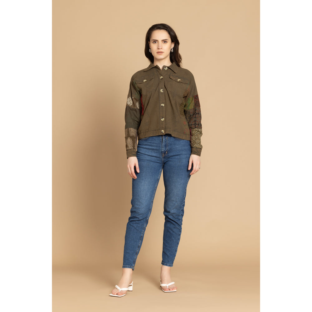 Bohera Madisson Color Accent Shirt Top