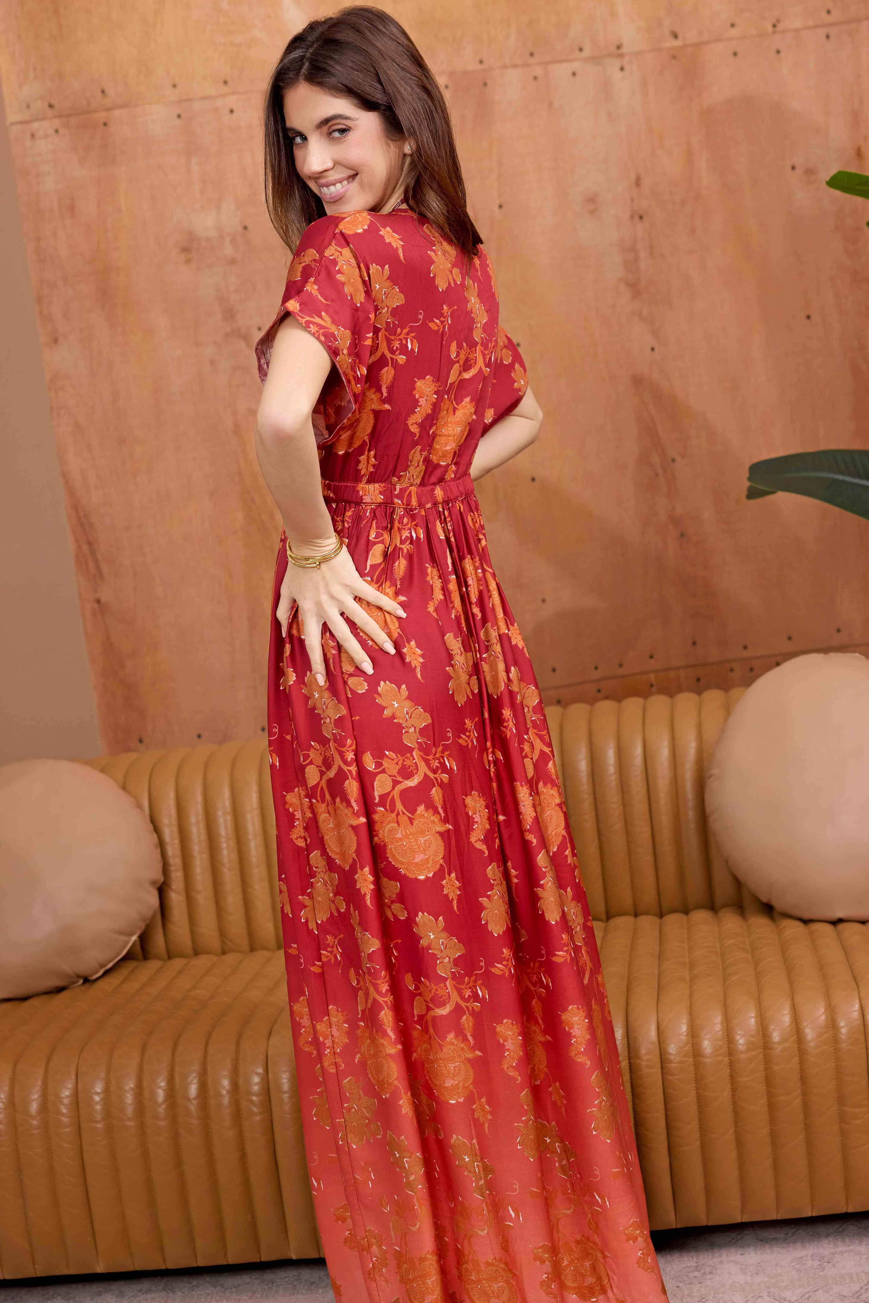 Bohera  Krystal Dee Maxi Print Dress