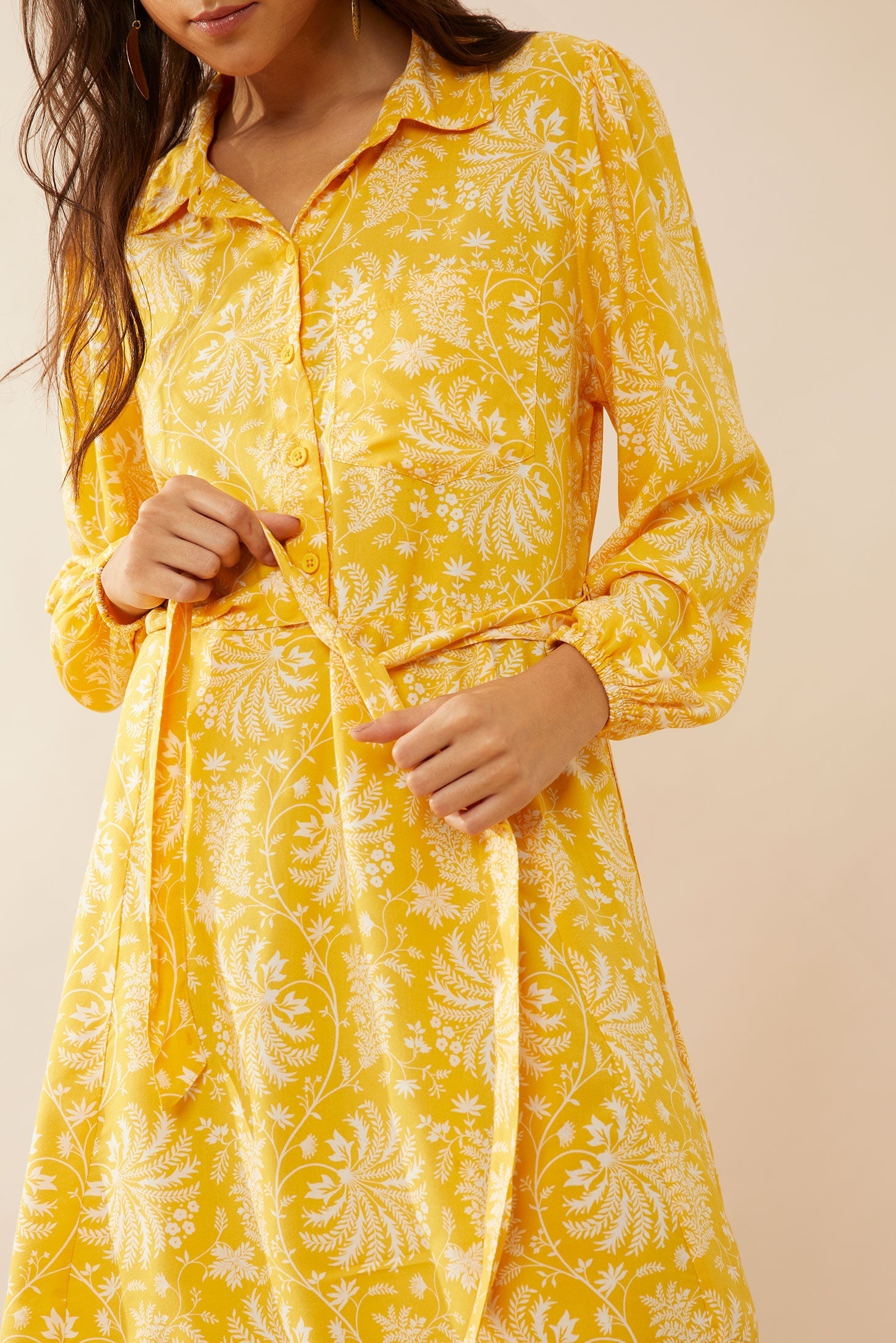 Resplendent Shirt Dress