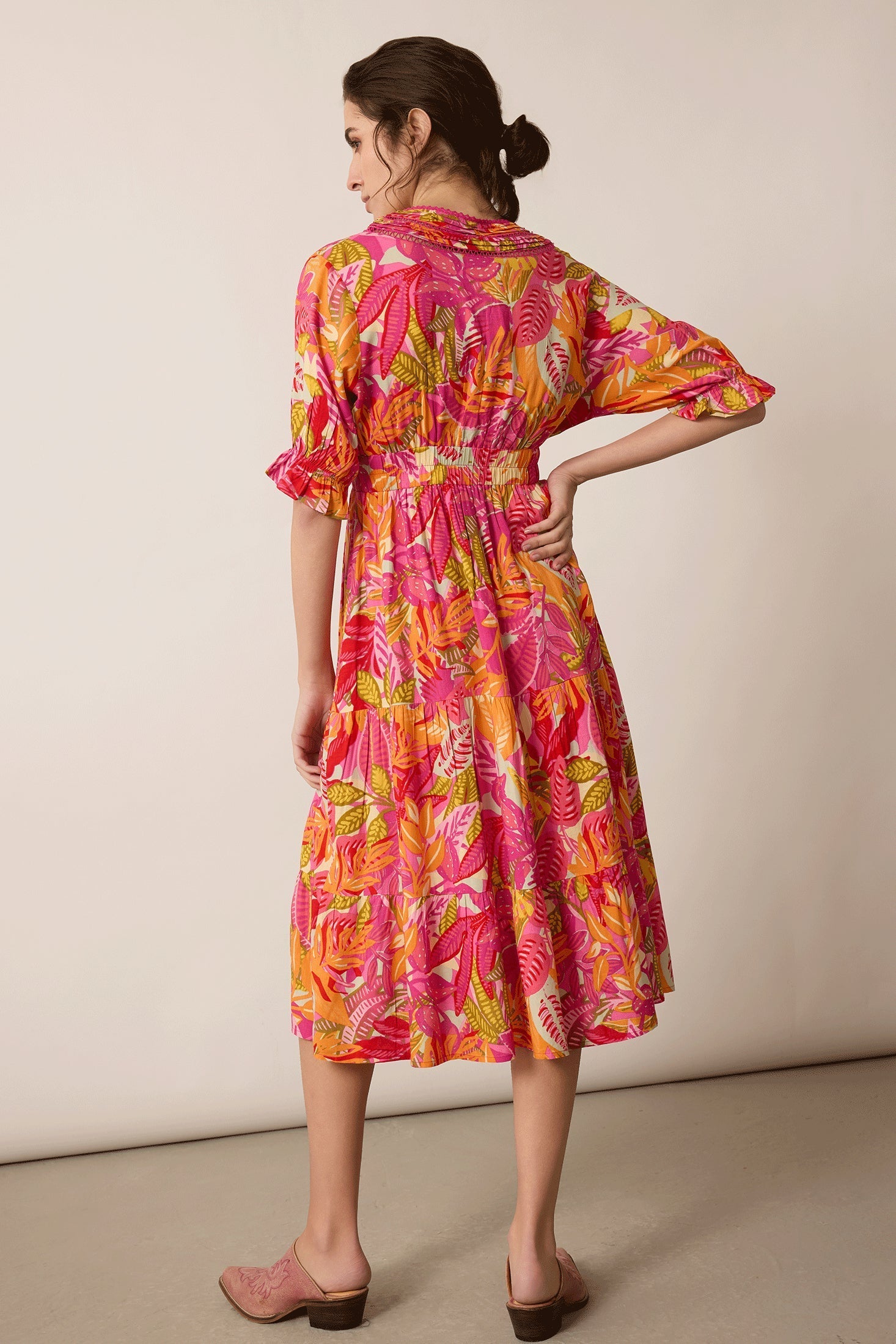 Empress Flourish Dress In Multicolor