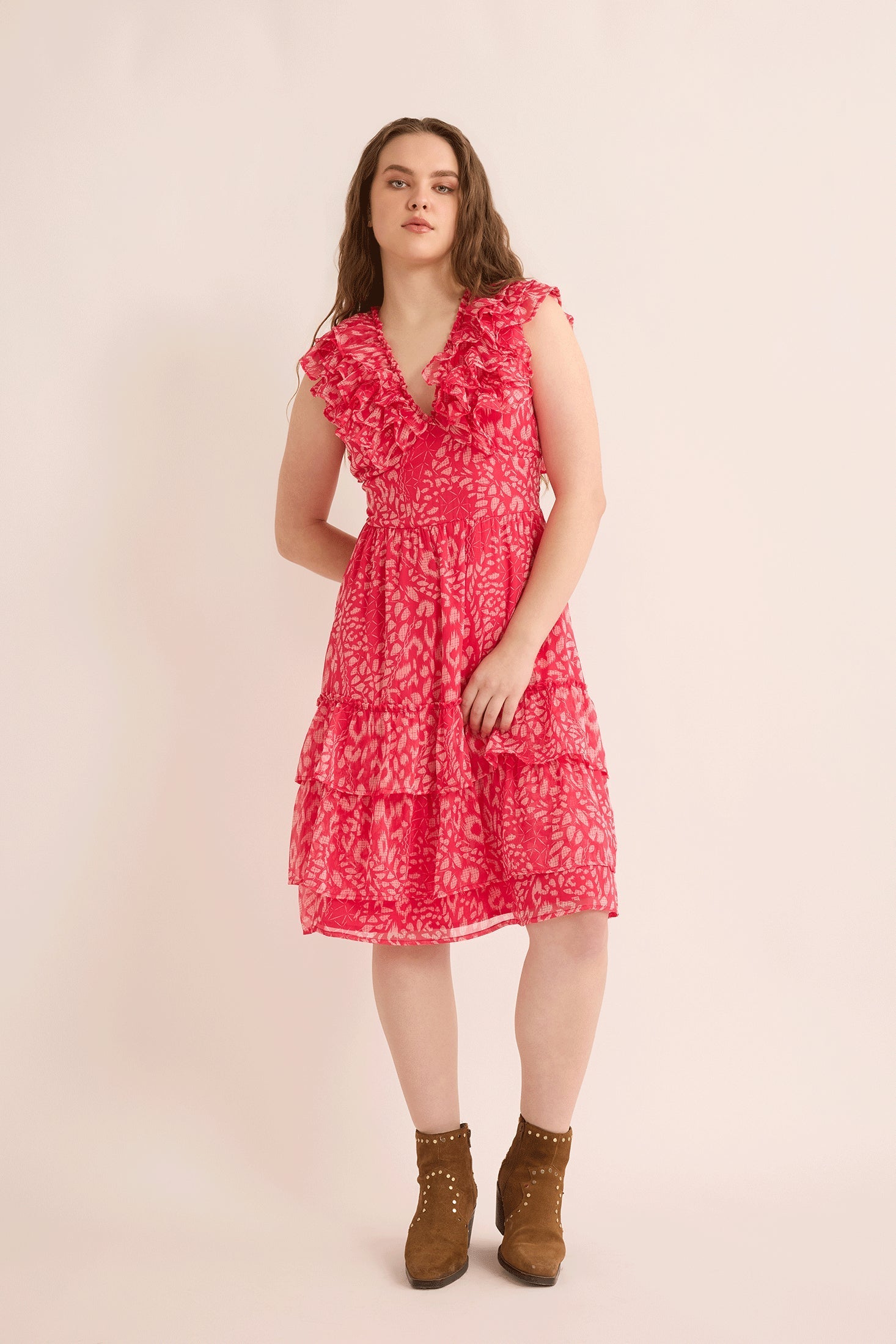 Graceful Juliana Dress In Pink