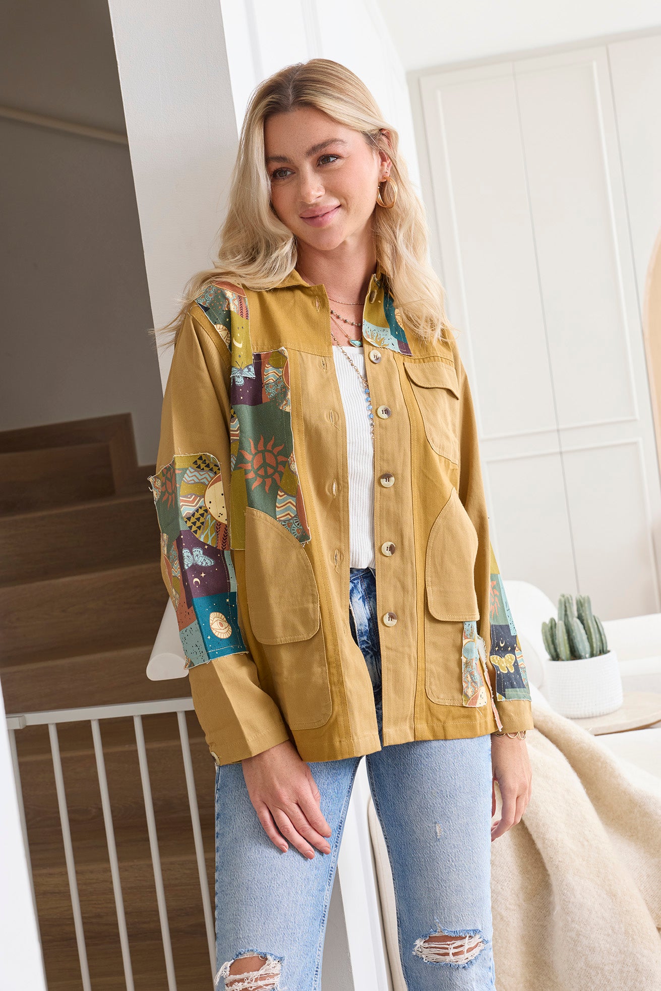 Rancher's Keepsake Shacket in Rodeo Clay