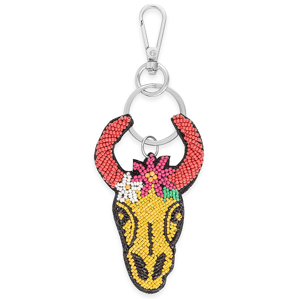 Blooming Steer Key Fob