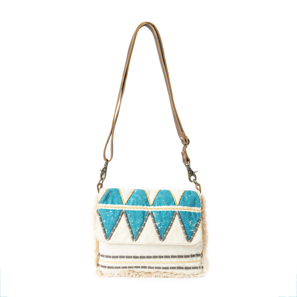 Teal Peaks Crossbody Bag - Myra USA