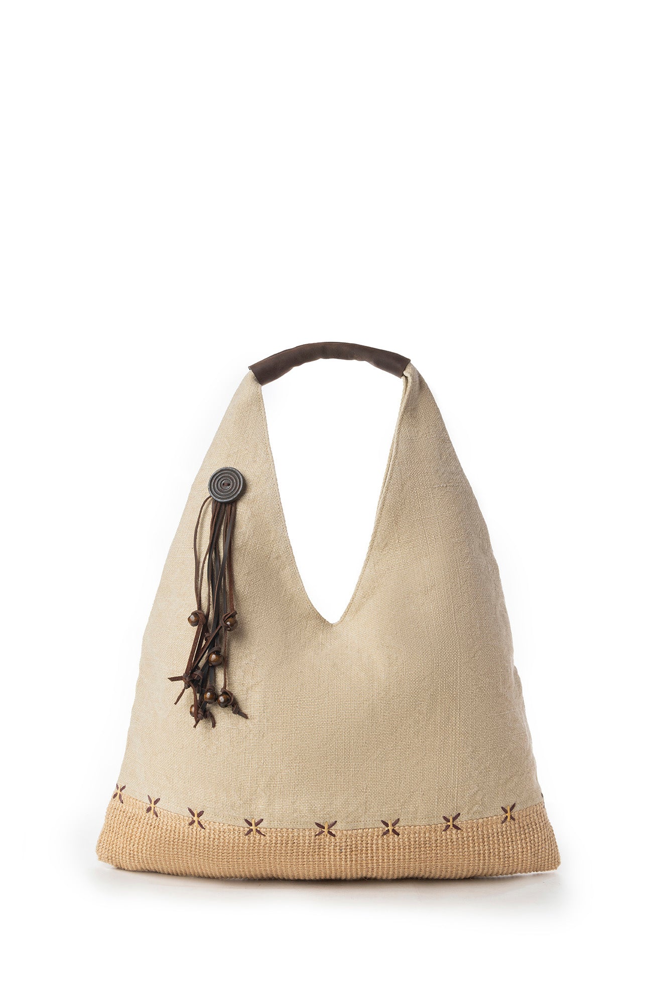 Myra Sandmoor Soft Shoulder Bag in Sandy Espresso