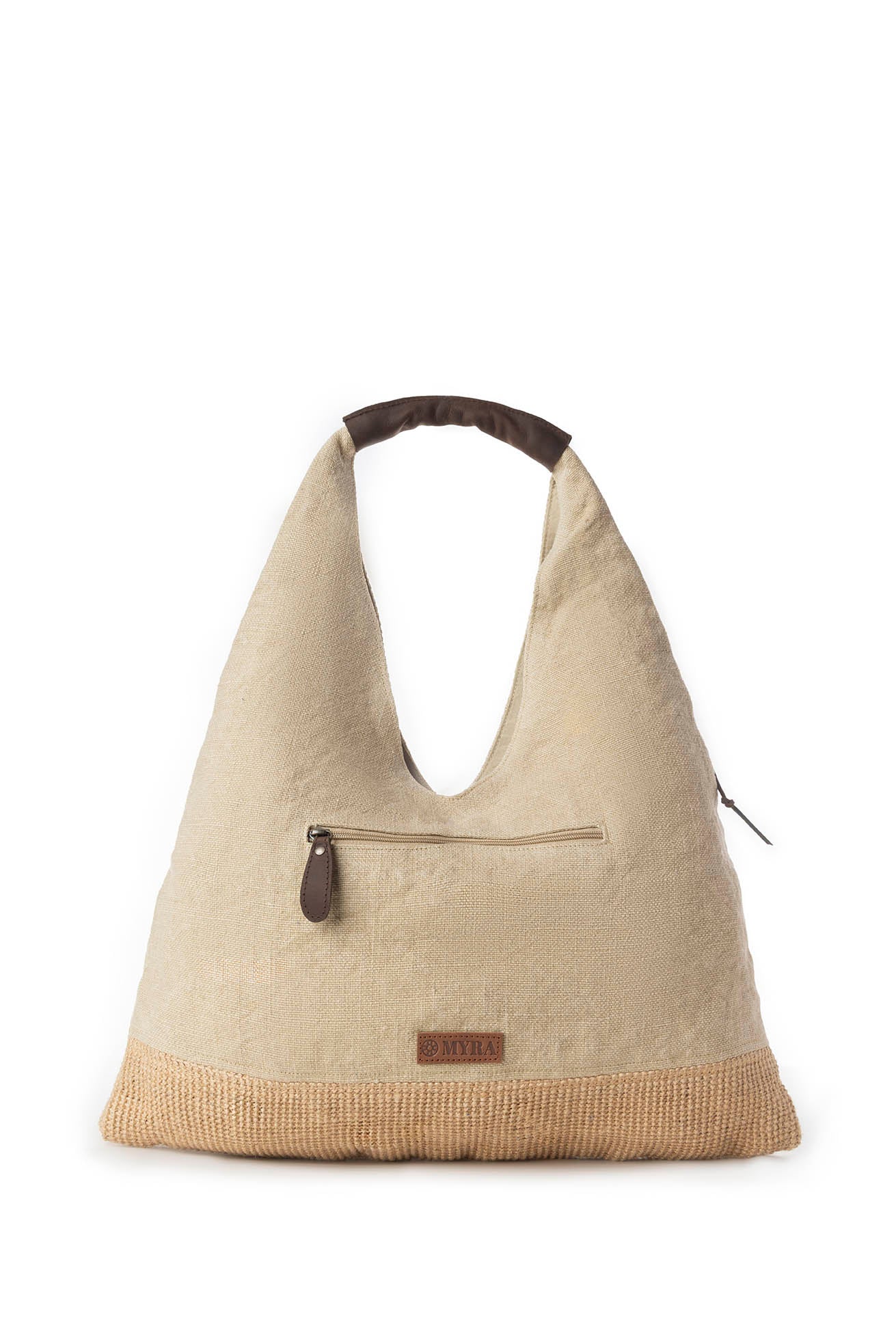 Myra Sandmoor Soft Shoulder Bag in Sandy Espresso
