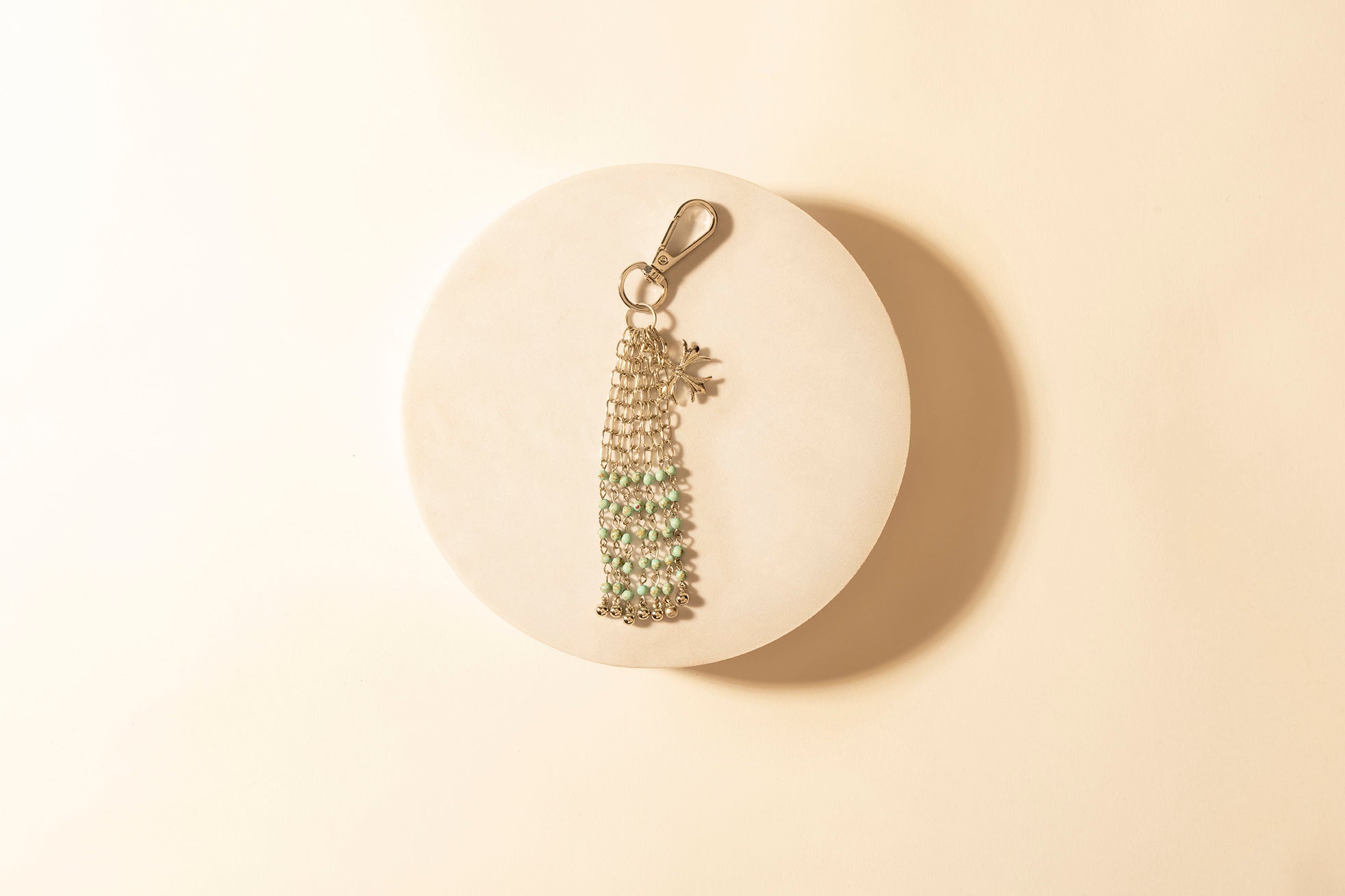 Myra Hitch Chain Keychain in Desert Turquoise