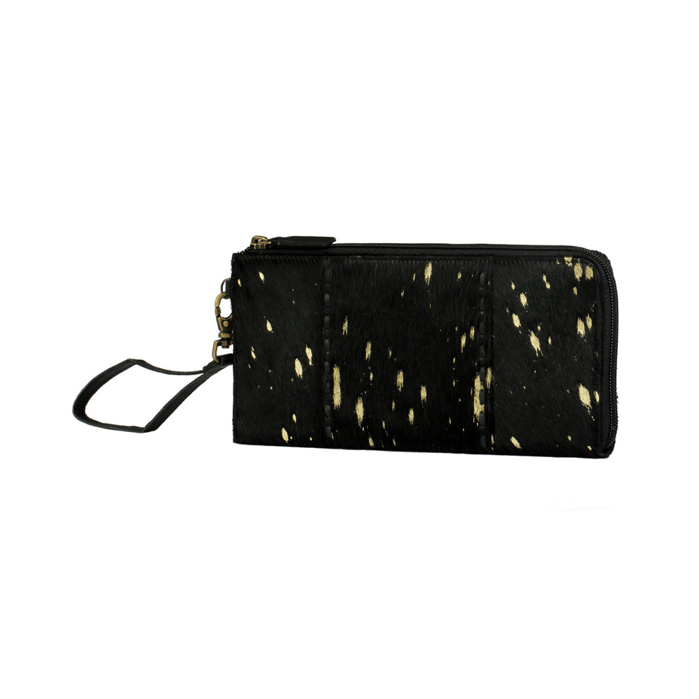 GILTED BLACK WALLET