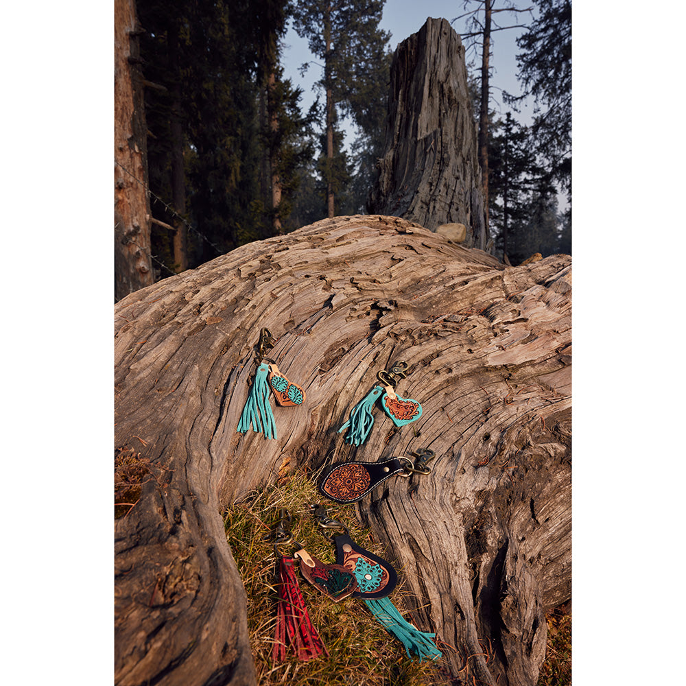 Fobble Hand-Tooled Leather Keyfob