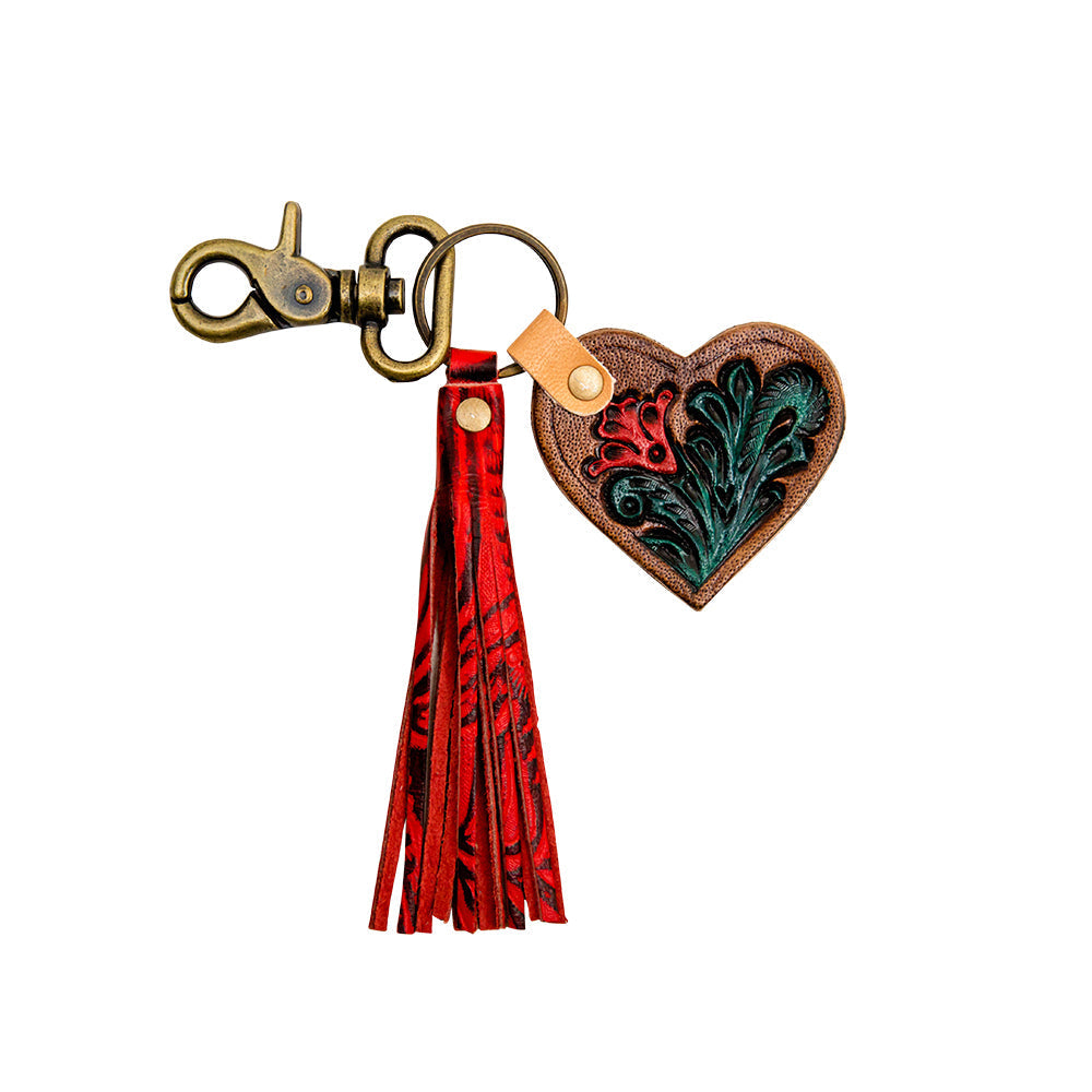 Sitcon Hand-Tooled Leather Keyfob