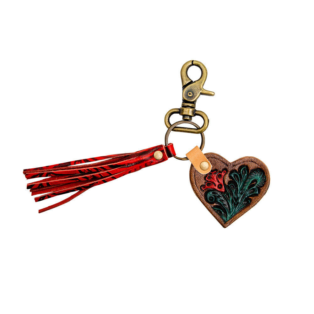 Sitcon Hand-Tooled Leather Keyfob