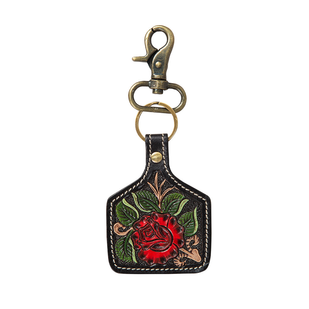 Santa Rosa Hand-Tooled Key Fob