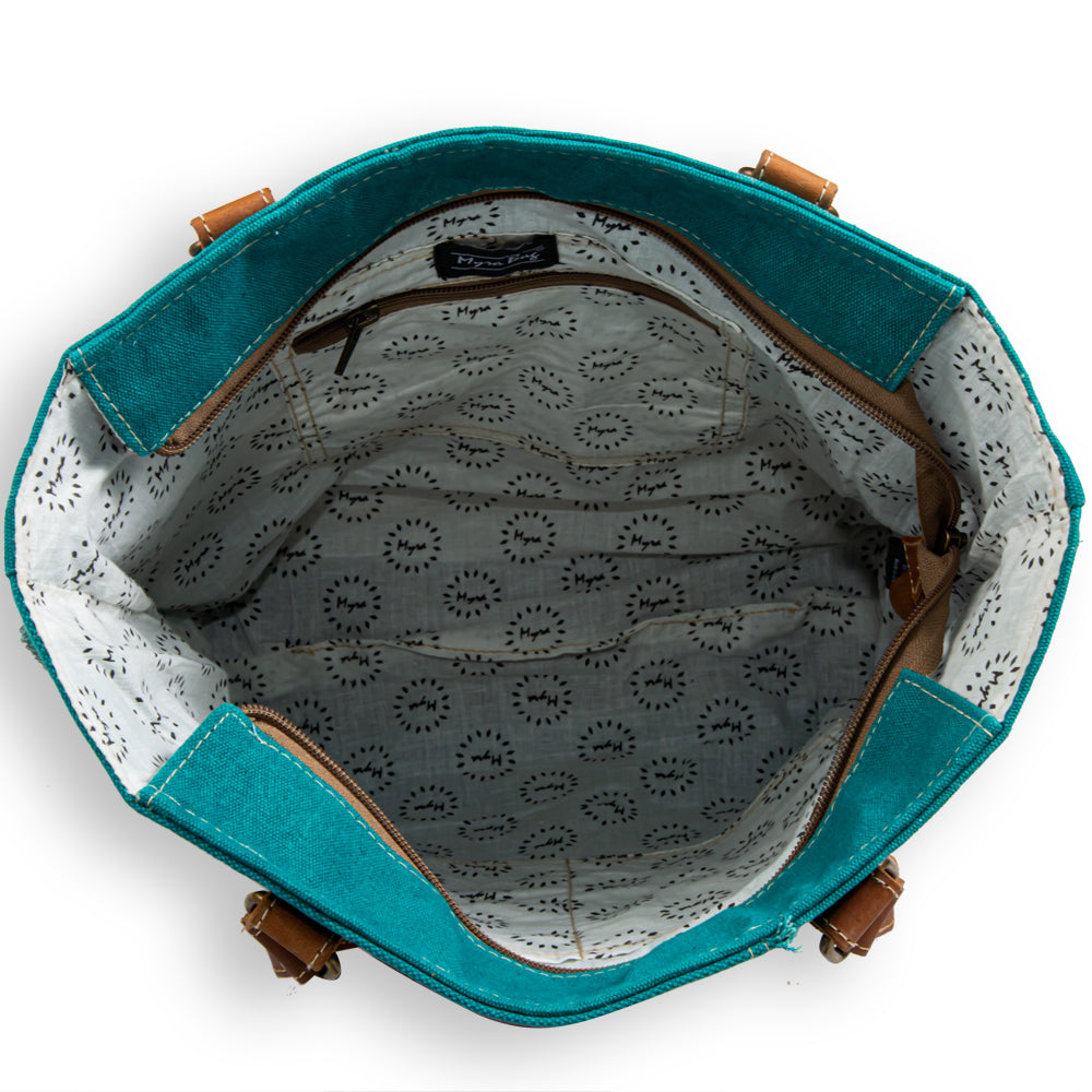 Countryside Connections Patchwork Tote Bag