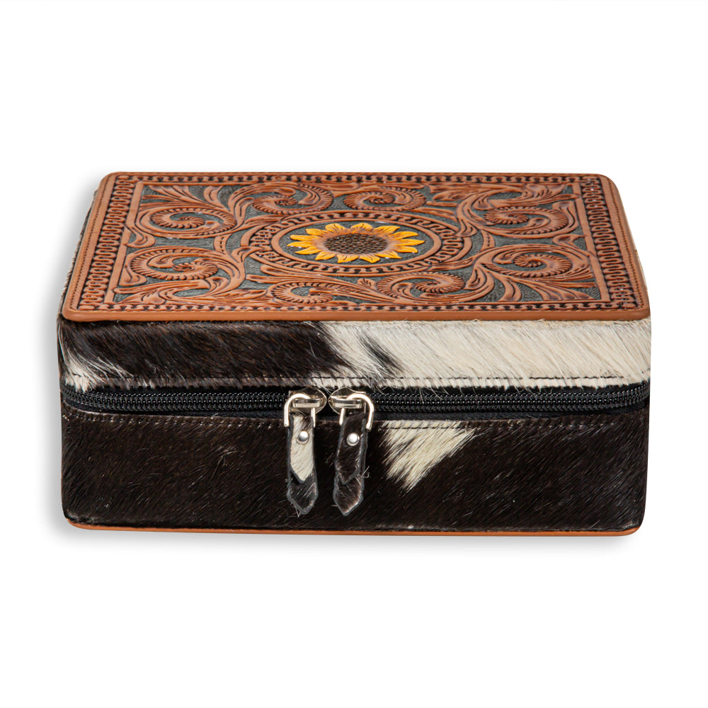 Prairie Mound Hand-Tooled Valuables & Jewelry Box