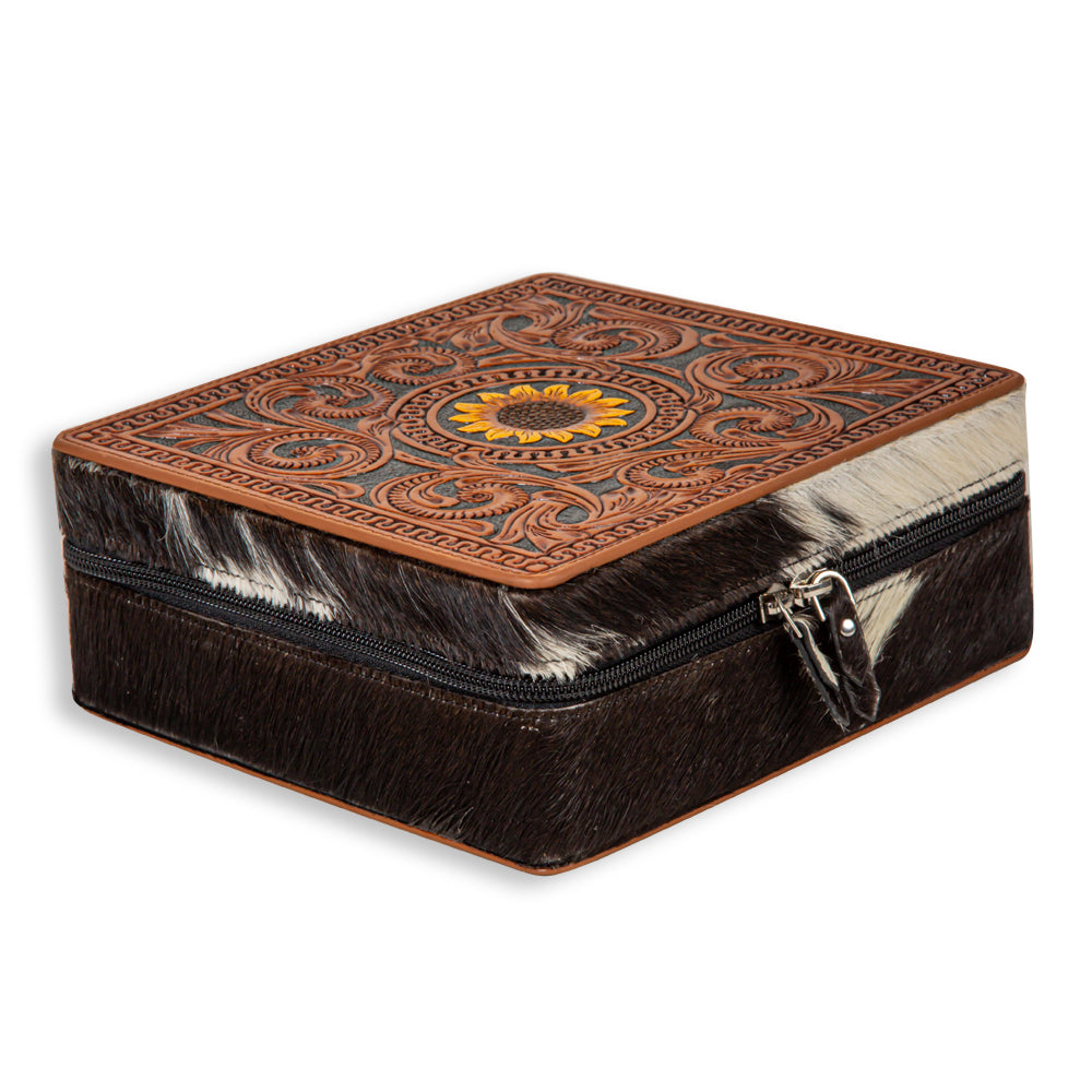 Prairie Mound Hand-Tooled Valuables & Jewelry Box