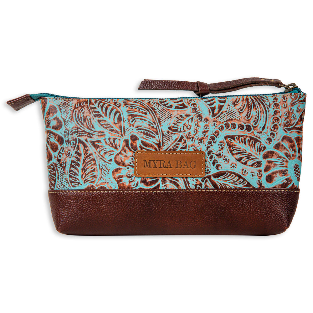 Jacksborrow Leather Hairon Bag In Cactus Bloom