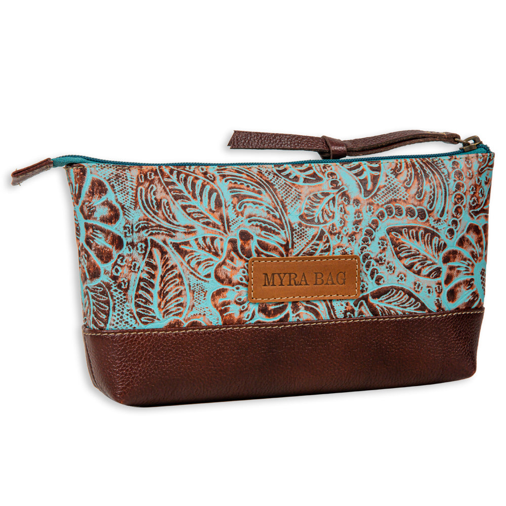 Jacksborrow Leather Hairon Bag In Cactus Bloom