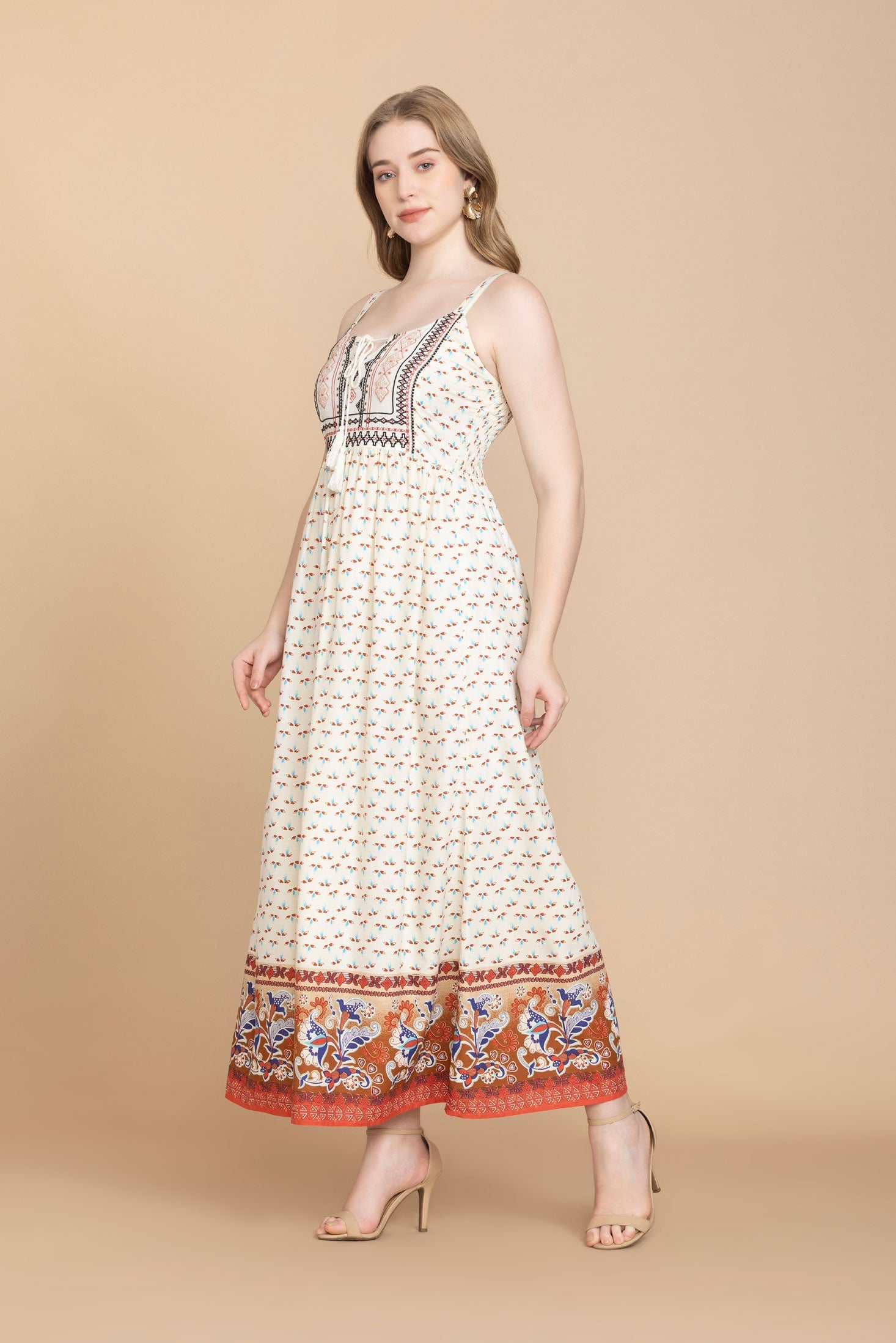 Bohera Dottie Fay Charm Embroidered Dress