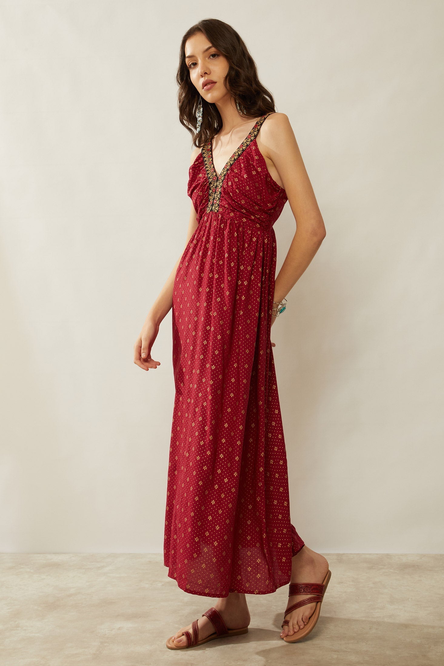 Bohera Gwendolyn Accented Border Dress