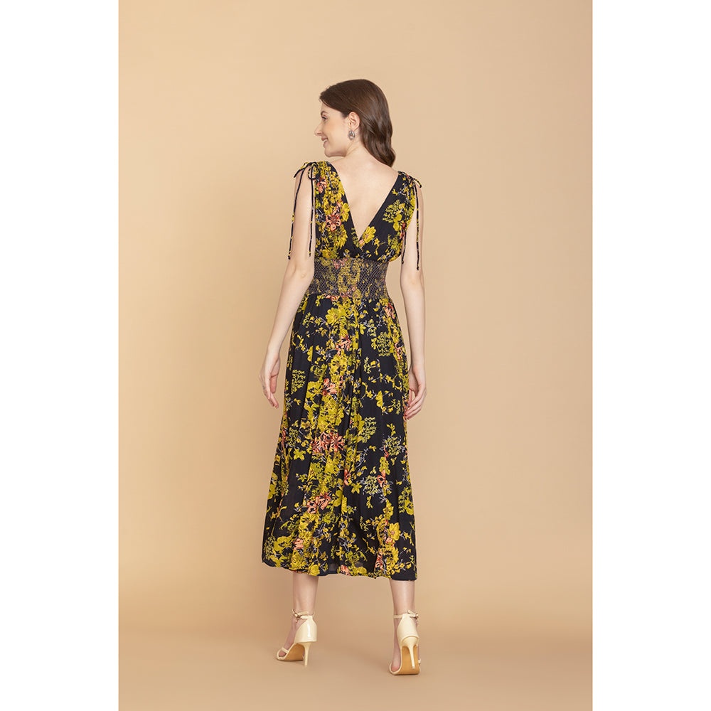 Bohera Carlotta Floral Drop Waist Dress