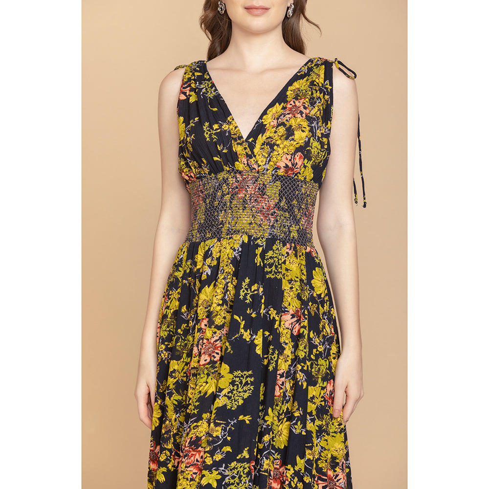 Bohera Carlotta Floral Drop Waist Dress