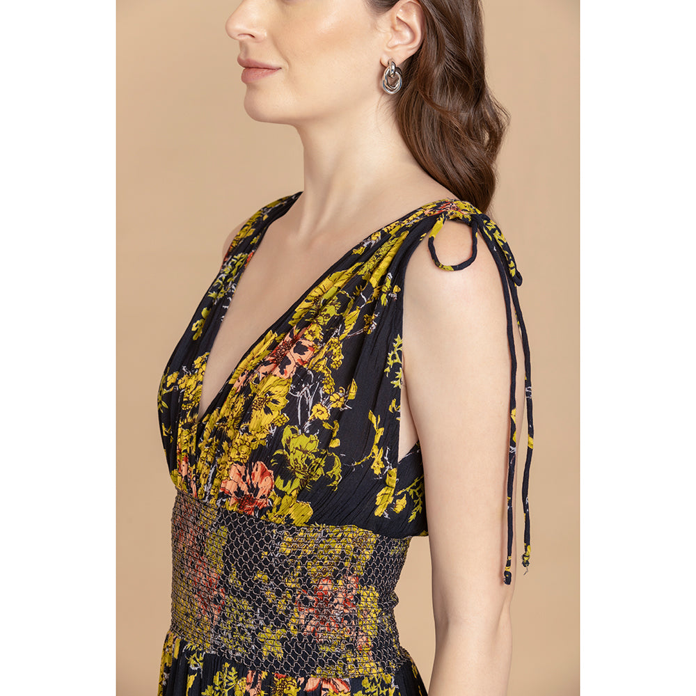 Bohera Carlotta Floral Drop Waist Dress