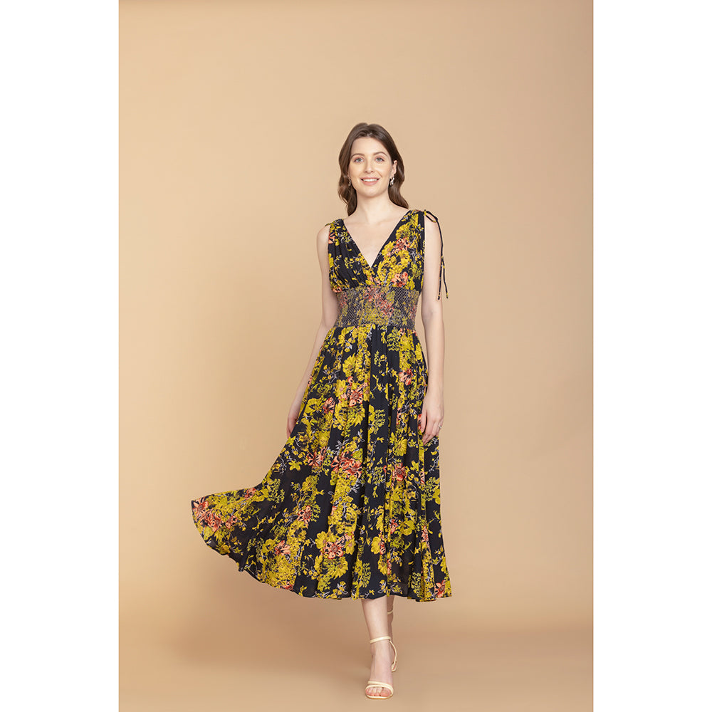 Bohera Carlotta Floral Drop Waist Dress